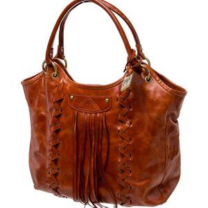 Frye Layla Leather Hobo Tote EUC RARE